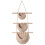 Hanging Fruit Basket 3 Tier Over The Door Izer Handwoven Fruit Ock For 1
