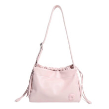 (Pink) Versatile Shoulder Bag Large Capacity Crossbody Bag for Women Girl Tote Bag Lady Purse Fashion Casual Bags Travel Bag  White