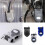 (Light Grey) Combination Lock Cable Lock for Travel, Luggage, Cycling Helmets, Wire Rope 3 Digits Padlock Password Code Security Lock  royal blue 2
