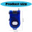 (Light Grey) Combination Lock Cable Lock for Travel, Luggage, Cycling Helmets, Wire Rope 3 Digits Padlock Password Code Security Lock  royal blue 3