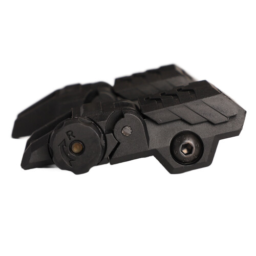 Nylon Folding M4 Front Rear Battle Sights Black 6.8x2.8x2.5cm