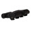 Nylon Folding M4 Front Rear Battle Sights Black 6.8x2.8x2.5cm 8