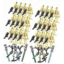 (style 5) 2025 Star Wars Minifigures, Super Battle Droid And B1 Battle Droid Army Building Block Action Toy Figures
