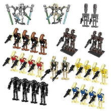 (style 8) 2025 Star Wars Minifigures, Super Battle Droid And B1 Battle Droid Army Building Block Action Toy Figures