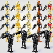 (style 4) 2025 Star Wars Minifigures, Super Battle Droid And B1 Battle Droid Army Building Block Action Toy Figures