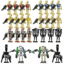(style 7) 2025 Star Wars Minifigures, Super Battle Droid And B1 Battle Droid Army Building Block Action Toy Figures