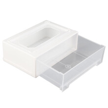 PP-Aufbewahrungs-Schubladenbox 12,35 oz Transparent Schlafzimmer-Organizer