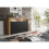 Creative Furniture Aether 155cm Sideboard LED - Oak & Black Matt Doors 2