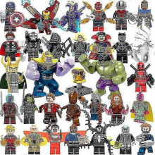 32 pcs Marvel Avengers Super Hero Comic Mini Figures Dc Minifigure Gift for Children