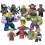 32 pcs Marvel Avengers Super Hero Comic Mini Figures Dc Minifigure Gift for Children 5