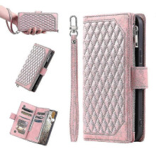 (Pink) Compatible With 12 Pro Max Zipper Cover With Wrist S Et Case Hand S Zipper