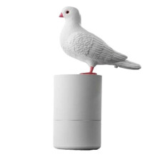 (White) Pigeons Automatic Foaming Soap Dispenser Touchless Hand Soap Foam Dispenser Induction Hand Washer for Hotel Bathroom  White