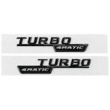 (4amtic glossy black) 3d Abs Turbo Amg Turbo 4matic Car For Mercedes Cla 45 X156 A45 Turbo A