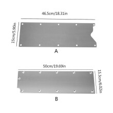 (Fourth Generation) LS Gen 3/4 Engine Blocks Billet Valley Pan Cover Plate Cover Plate Billet Aluminum Low Profile