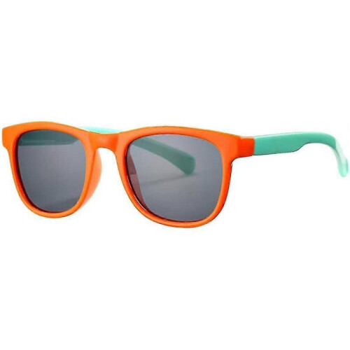 (Orange-Green) Ized Tpee Flexible Frame 100% Uv Kids Sunglasses
