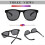 (Black) Ized Tpee Flexible Frame 100% Uv Kids Sunglasses 2
