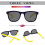 (Dark blue-Yellow) Ized Tpee Flexible Frame 100% Uv Kids Sunglasses 1