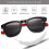 (Black-Red) Ized Tpee Flexible Frame 100% Uv Kids Sunglasses 2