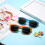 (Orange-Green) Ized Tpee Flexible Frame 100% Uv Kids Sunglasses 2