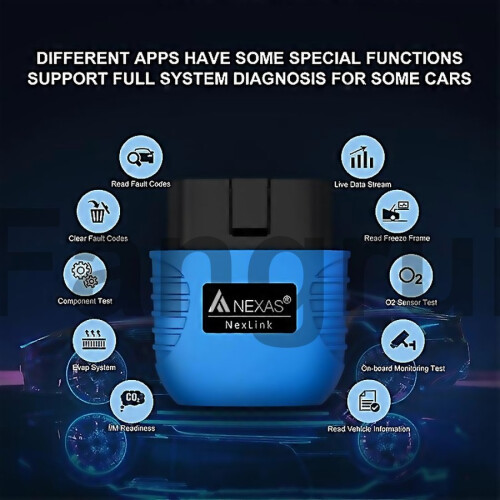 Για διαγνωστικό σαρωτή Nexas Bluetooth 50 Obd2 για Iosandroid 1