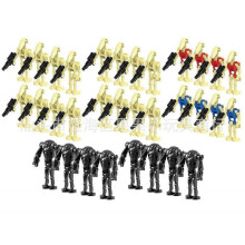 (style 18) Star Wars minifigures, Super Battle Droid and B1 Battle Droid Army building block action toy figures