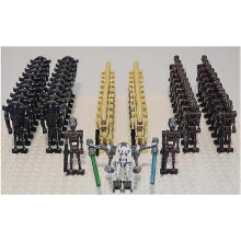(style 20) Star Wars minifigures, Super Battle Droid and B1 Battle Droid Army building block action toy figures