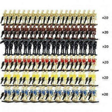 (style 1) Star Wars minifigures, Super Battle Droid and B1 Battle Droid Army building block action toy figures