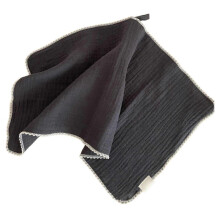 (Cement gray) Soft Kids Face Towel 4 Layer Cotton Wash Cloth Skin Friendly Washcloths Gentle Infant Washcloth Sensitive Skin Towel