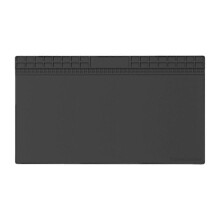 (Black) Silicone Heat Resistant Soldering Mat Large Silicone Repair Mat Heatproof Repair Pad for BGA & Phone Repair Workstation  grey
