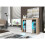 Creative Furniture Harbor 97cm Sideboard LED - Oak & White Gloss Doors 2
