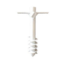 Outdoor Beach Umbrella Sand Anchor with 5-Tier Screw Heavy Duty Umbrella Holder Safe Stand for Strong Winds Durable