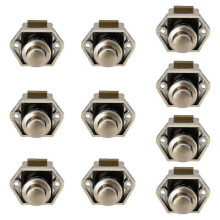 (Nickel 10pcs) 10pcs Mini Er Board Door Catch Caravan Home El -zz
