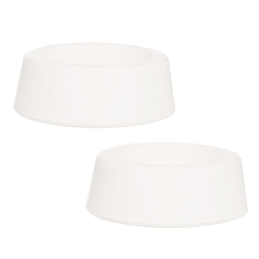 Inground Pool Ladder Rubber End Caps 2-Pack Heavy Duty Bumpers For 1.9'' Tubing 3551352618308