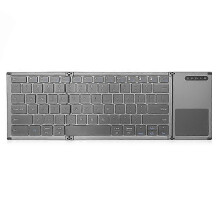 Για B066s Πολυλειτουργικό Ultrathin Mini Ασύρματο Τριπλό Πληκτρολόγιο Bluetooth