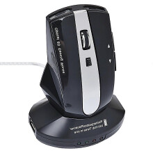 per mz011 24ghz 1600dpi mouse ottico ricaricabile wireless con funzione hub
