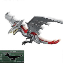 (1, Pterosaur B) 1pc Jurassic Big Size Dinosaur Building Blocks T-rex Quetzalcoatlus Baryonyx Action Figures Kids Toys Gifts