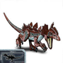 (1, Velociraptor) 1pc Jurassic Big Size Dinosaur Building Blocks T-rex Quetzalcoatlus Baryonyx Action Figures Kids Toys Gifts