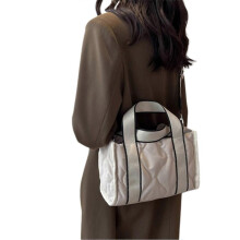 (off white) 2023 NEW Messenger Bag School Bag Crossbody Shoulder Bag Fashion Tote Bag Nylon Bags for Girl Women Versatile Handbag  brown