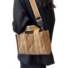 (brown) 2023 NEW Messenger Bag School Bag Crossbody Shoulder Bag Fashion Tote Bag Nylon Bags for Girl Women Versatile Handbag  brown
