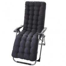 Patio Furniture High for Seat Back Rocking Chair Cushion Indoor Outdoor Chaise for Sun Lounger Pad with Ties Bandage Thick Padded Recliner Swing for