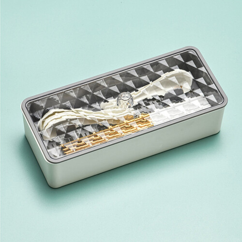 Plastic Draining Chopstick Container Storage Box - White, Lightweight 350g