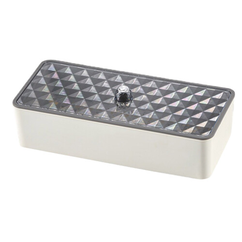 Plastic Draining Chopstick Container Storage Box - White, Lightweight 350g 1