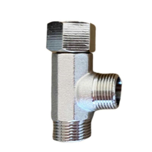 (Style one) Compression T Connector Bidet Hose Splitters with Leak Proof Designs Precisions Engineered T Connector Simple Installs