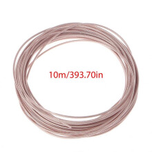 10m RG316 RF Coax Coaxial Cable Connector 50ohm Shielded Pigtail Extension Lead  Gold