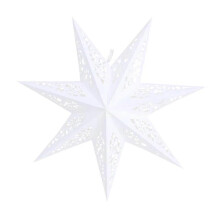 Hollow Out Eight Angle Paper Led Lantern Star Night Light Hanging Lamp Ornament for Home Bedroom Festival Party Decor