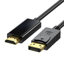 (1 meter 1080P) DisplayPort to HDMIcompatible Converter Connector Cable for Computer Laptop Monitors 1080P / 4K Optional