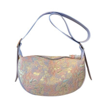 (Purple) Trendy Canvas Crossbody Bag for Fashion Forward Individuals Convenient Shoulder Underarm Bags  Purple