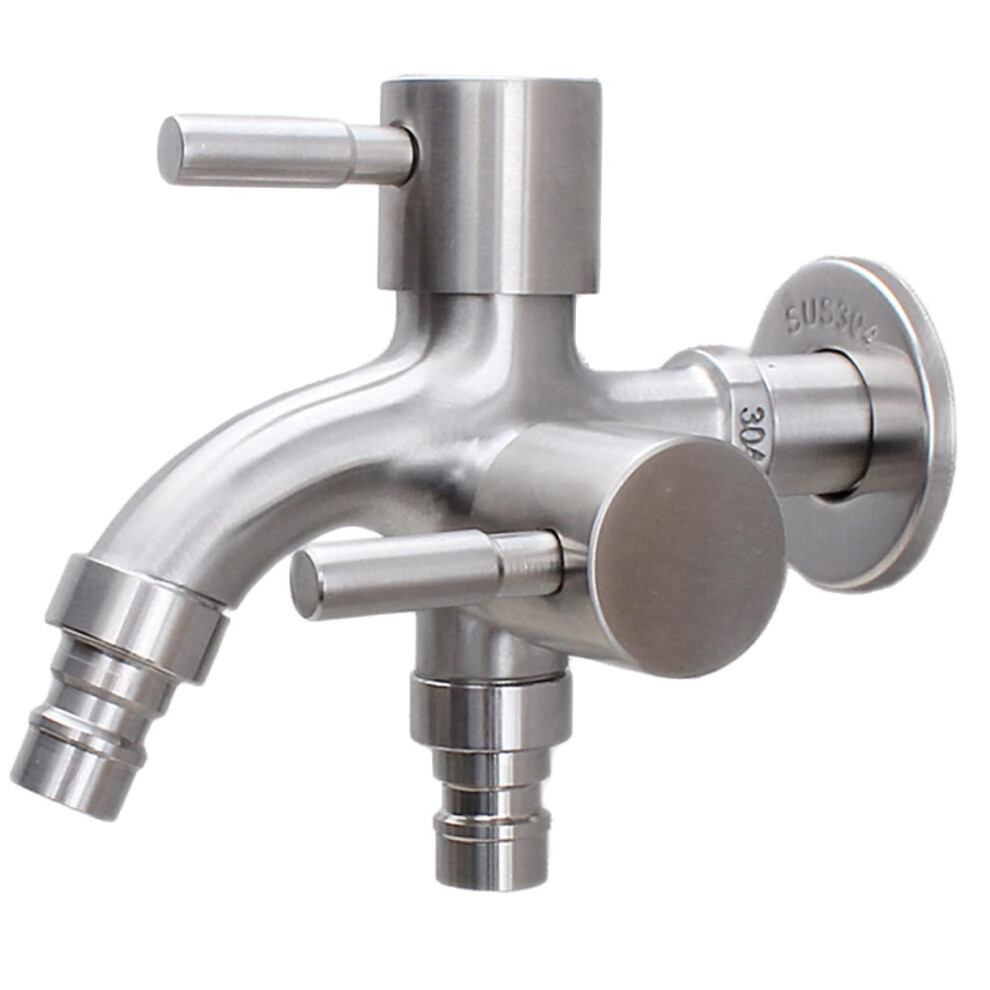 Stainless Steel Multi Functional Faucet Dual Outlet For Washing Machine And Mop Pool Water Flow Control Durable Build 9016109309655