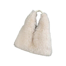(Beige) Fashionable Tote Bag Large Capacity Shoulder Handbag Soft Material Suitable for Daily Use and Dating  Yellow
