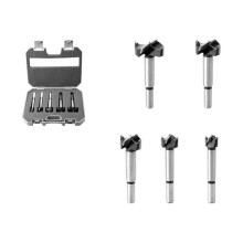 (5PCS2) Professional Drill Bit Set 15mm To 35mm For Woodworking Precise Drilling With Durability Carbide Sharpness Tip Tool